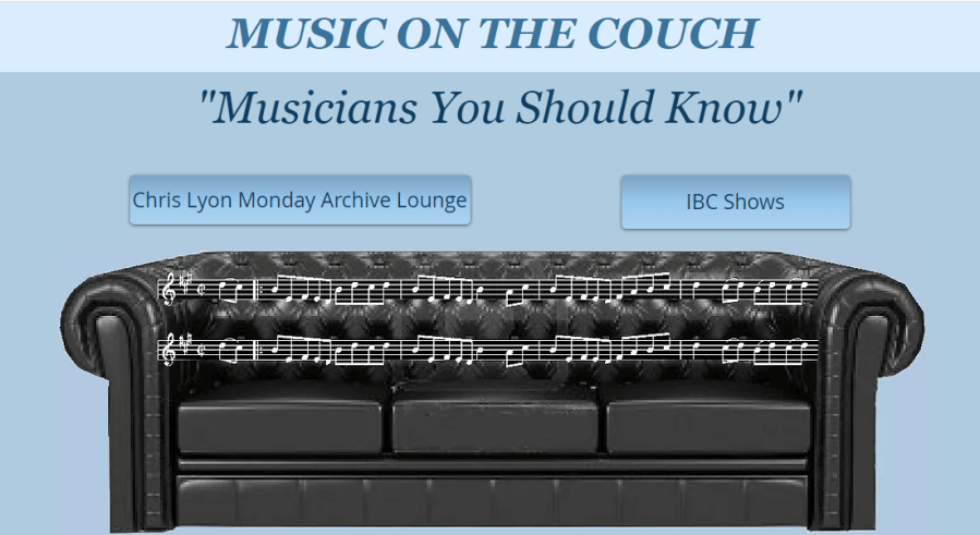 music on the couch